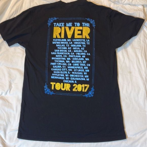 Take Me To The River Tour 2017 T-Shirt - Black Size Medium - Picture 3 of 10